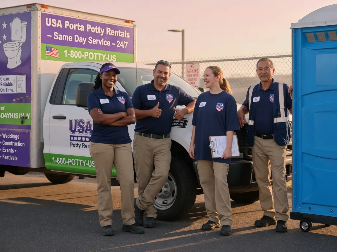 Porta Potty Rental company in Bellefontaine, OH